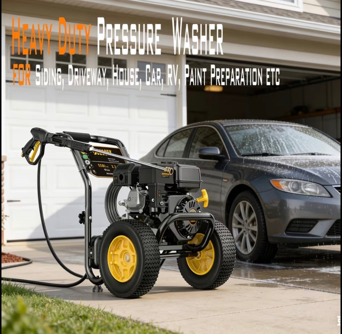 Gas Powered Pressure Washer