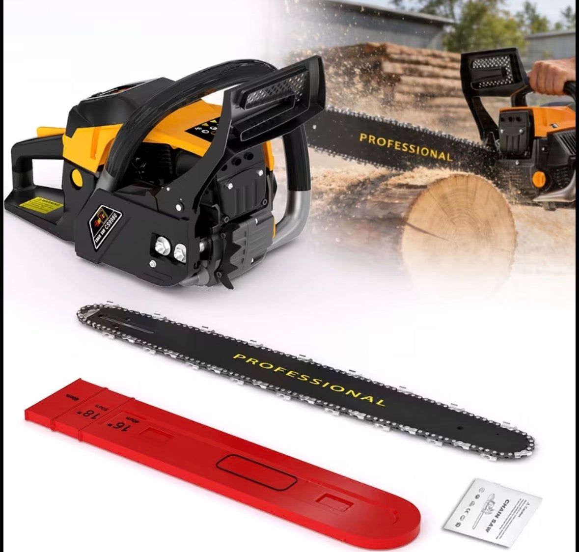 Gas Powered Chainsaw