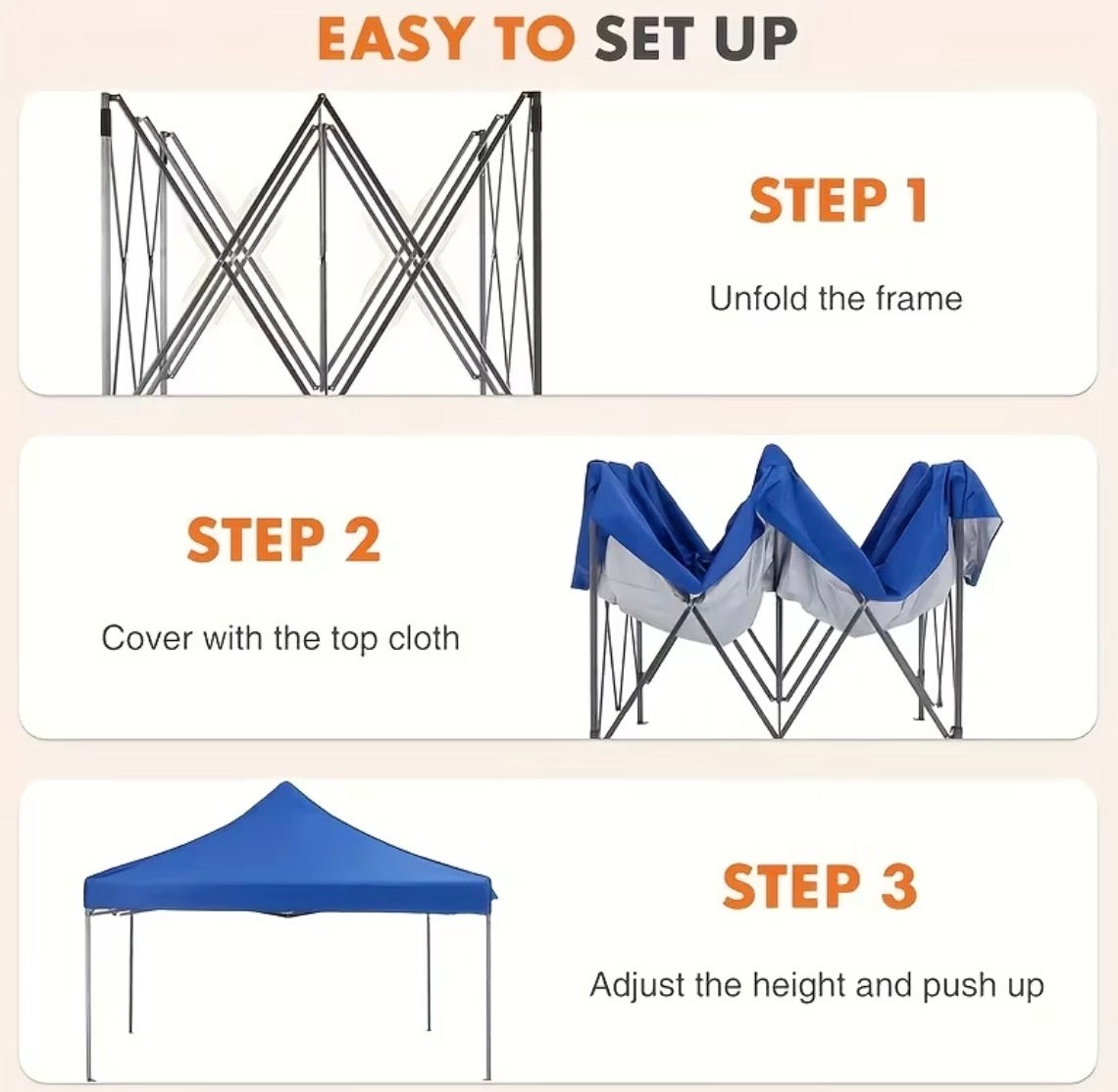 Heavy Duty Tent 10’ x 10’