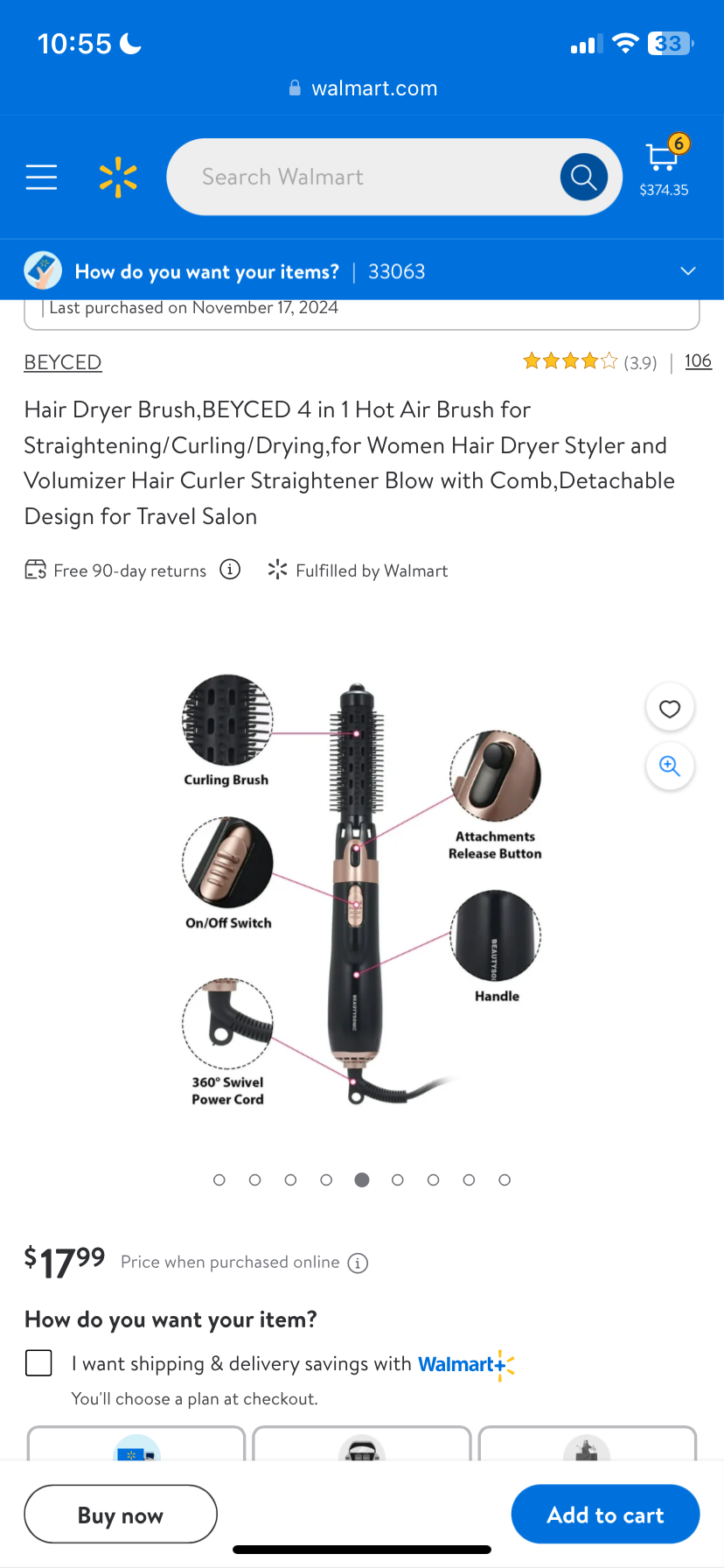 4 in 1 Blower Dryer Comb