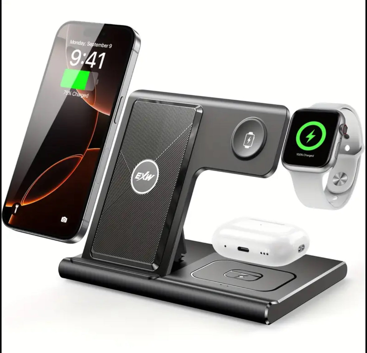 3 in 1 Wireless Charging Station