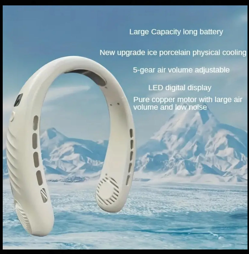 Rechargeable Neck Fan