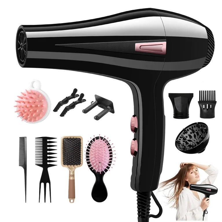 Universal Blow Dryer Hair Dryer with Combs