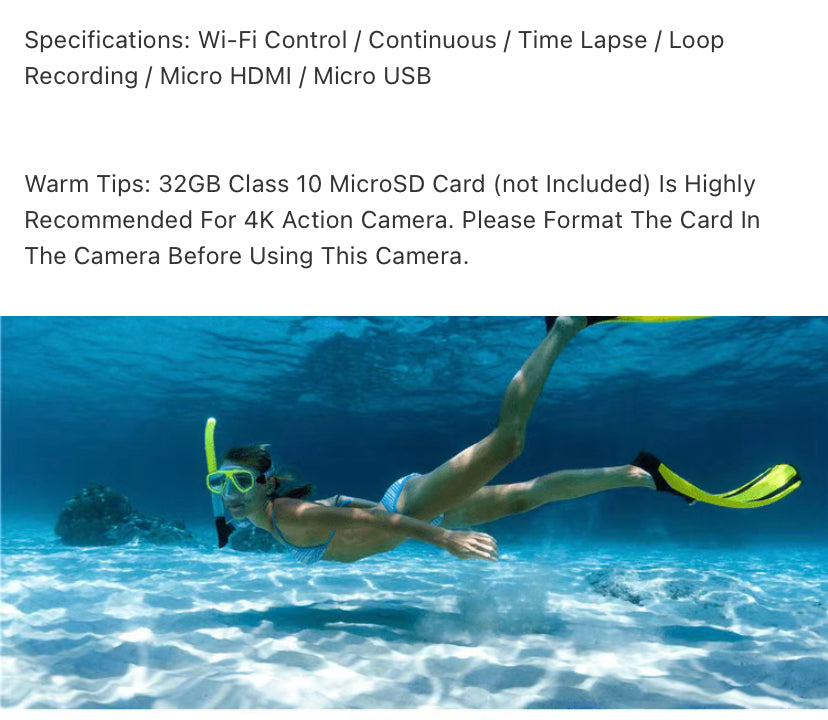 4k Go Pro Camera
