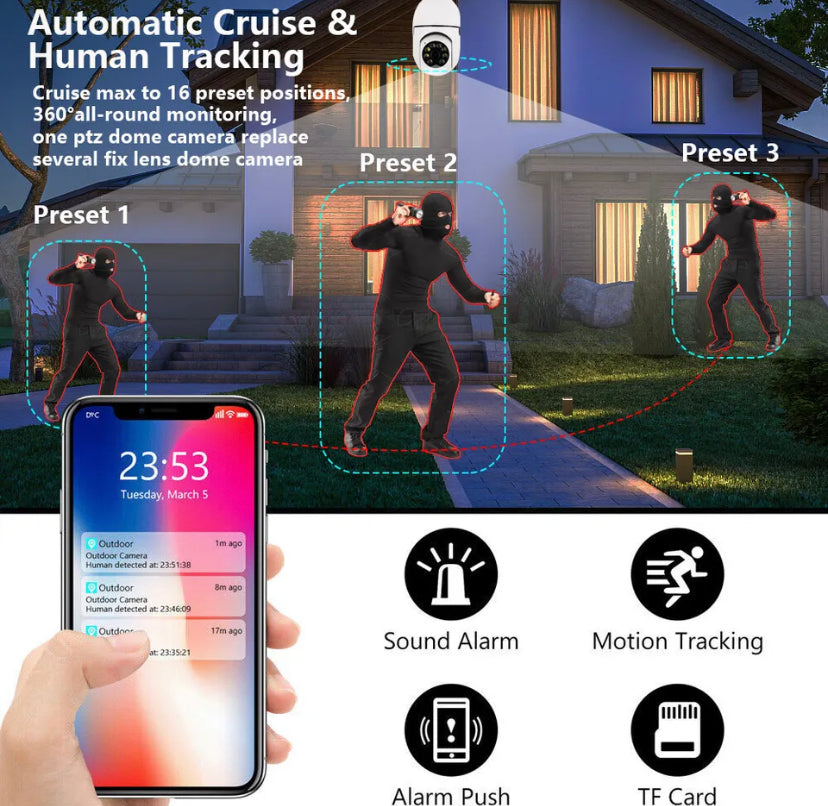 Light Bulb Security Camera