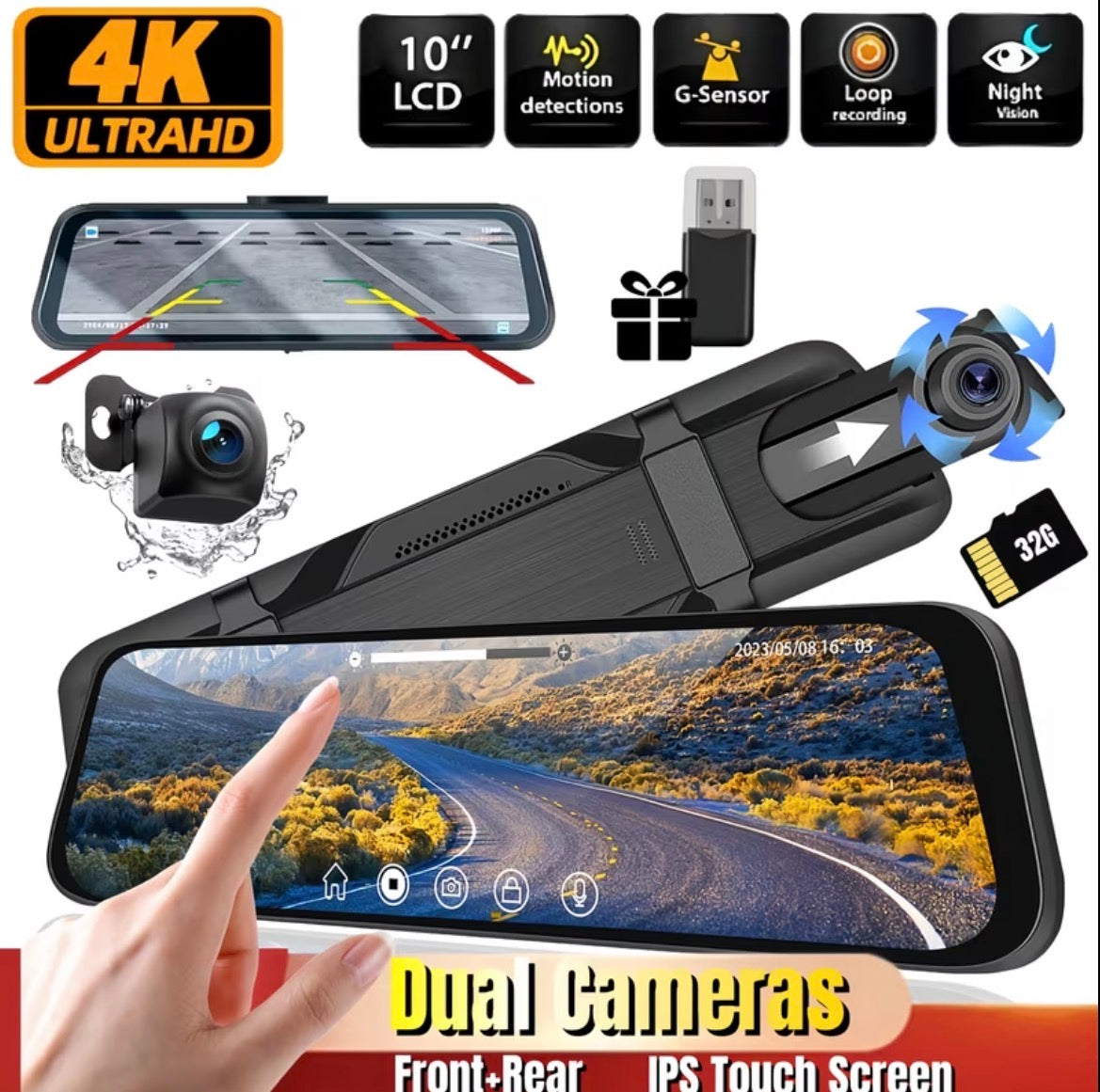 4K Dual Dash Camera
