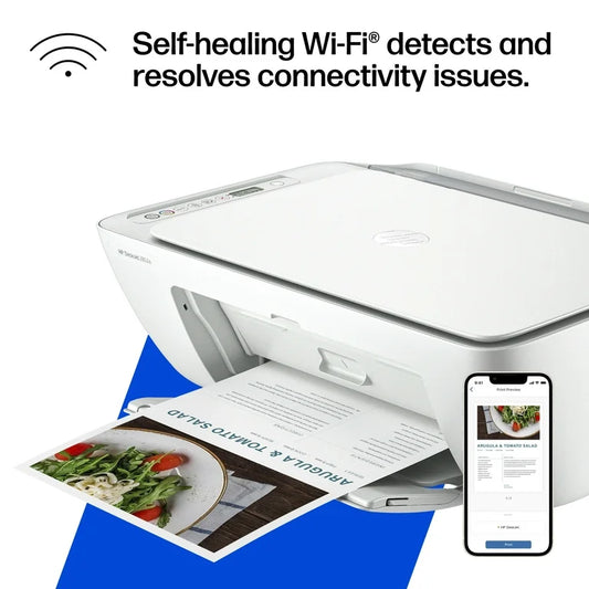 HP DeskJet 2852e Wireless All-in-One Color Inkjet Printer, Scanner, Copier, 3 months Free Instant Ink