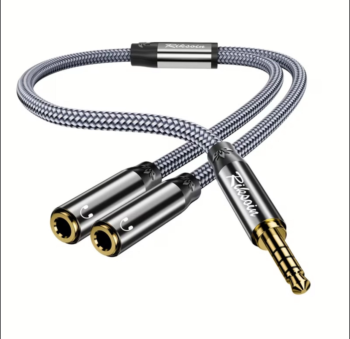 Aux 3.5mm to 2 Female Splitter