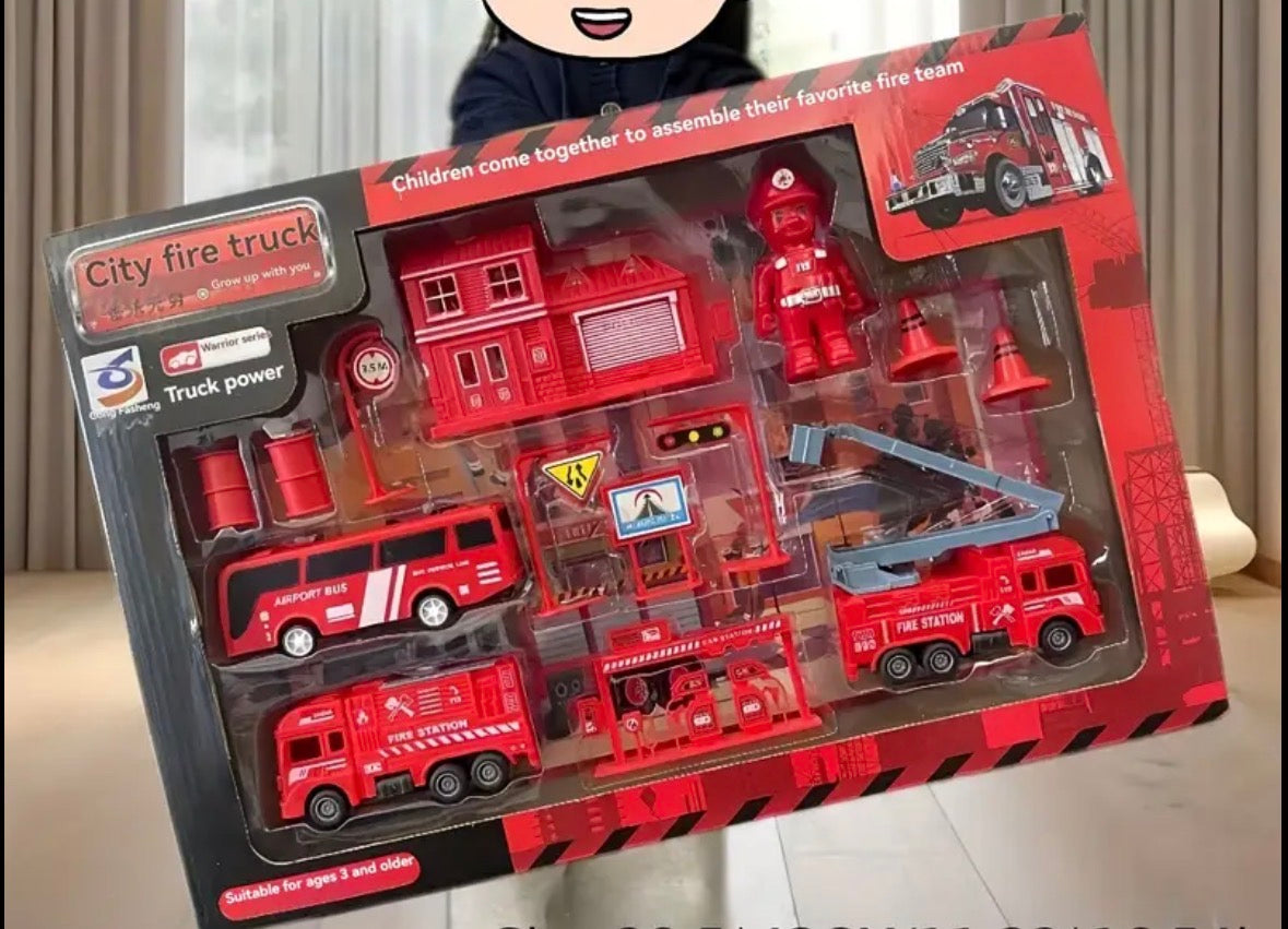 Fireman Truck Set
