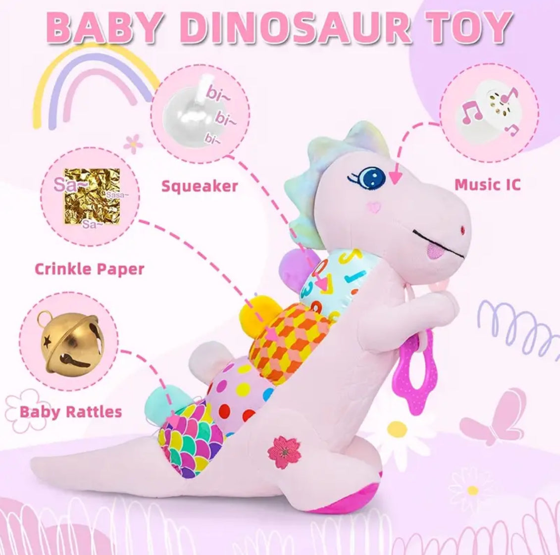 DinoWorld Adventure Toy - Realistic Roaring Action & Safe, Durable Design for Endless Fun!