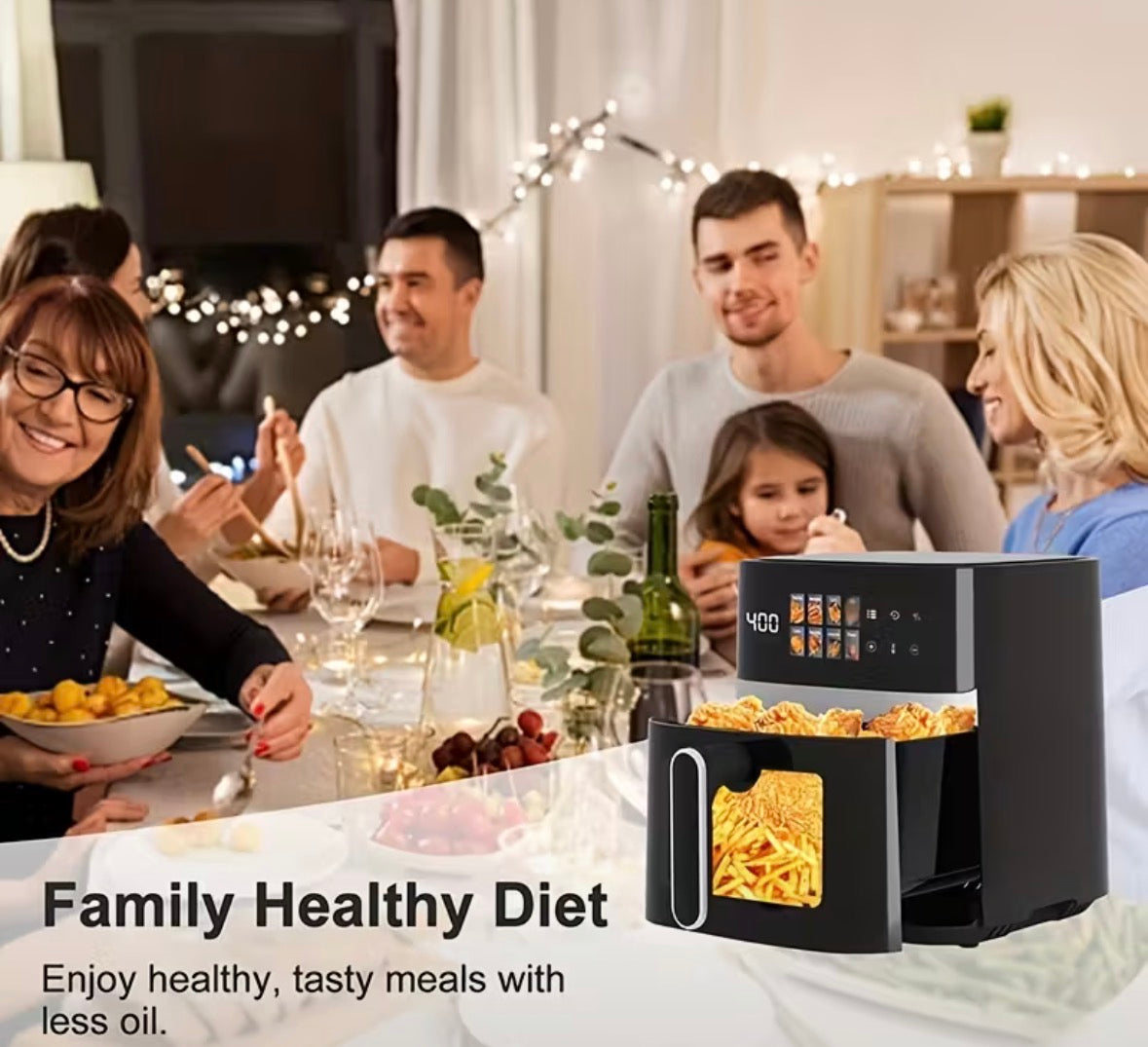 8 in 1 Digital Multifunction 5 Qts Air fryer