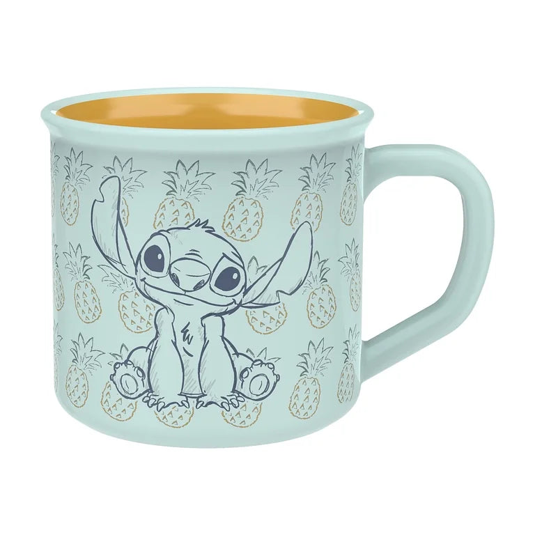 Stitch Aloha Mugs (Green)
