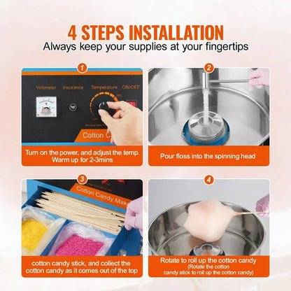 Cotton Candy Machine with Stand