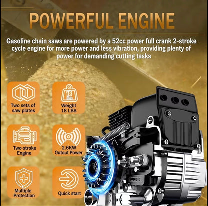 Gas Powered Chainsaw