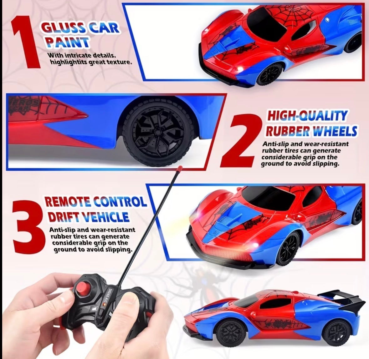 Spiderman Remote Control Car