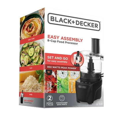 Black & Decker 8 Cup Food Processor