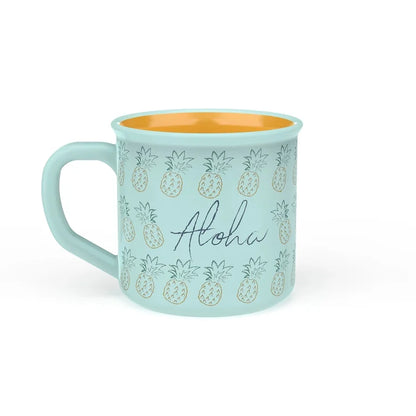 Stitch Aloha Mugs (Green)