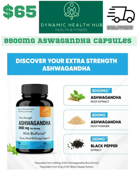 Aswagandha 8800mg Capsules